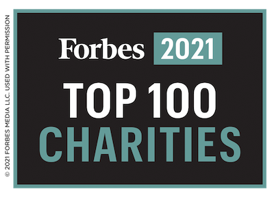 Gráfico Forbes Top 100 Charities 2021
