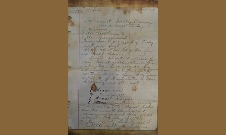 Forcemeat Dressing Recipe