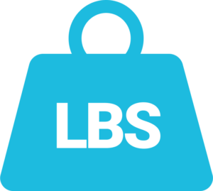 Libras de mercancías distribuidas Icono